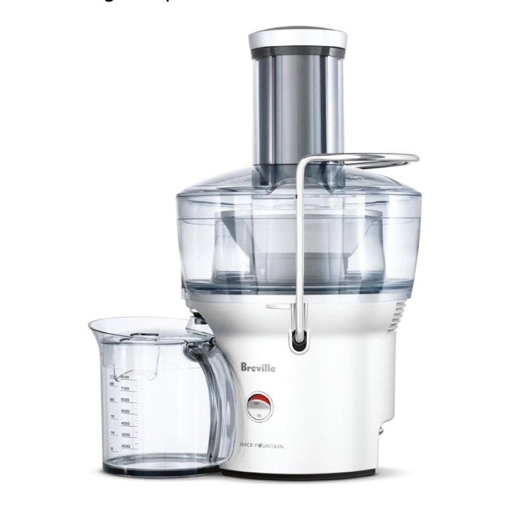 Still in box! Breville Silver and White Juice Fountain